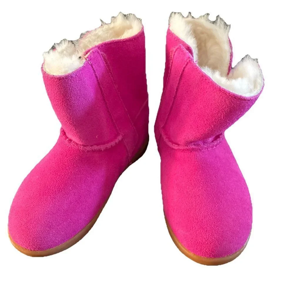 UGG INFANT KEELAN PINK AZALEA SIZE 6 MONTH  BOOTS AUTHENTIC NEW